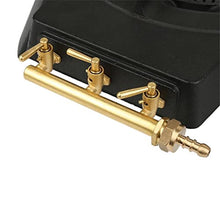 JSEIAJB Barbecue Stove Burner BBQ Grills Cast Iron Wok Pan Gas Stove with 3 Control Valves Kitchen Accessories