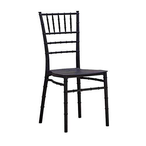Chairs Stools Furniture Homewares Multi-Colour Plastic Modern Dining Bedroom Reading Book Kitchen Lounge Office Balcony Terrace Colour:White (Color : Black)