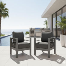 callmego Premium All-Weather Wicker Patio Loveseat with Thick Cushioned Seating and Rust-Resistant Aluminum Frame for Outdoor Living Spaces (Gray+Gray + Olefin-2)