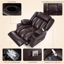 HTERWQEA Small Power Lift Recliner Chair with Massage & Heat for Elderly