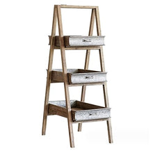 Plant Shelf For Multiple Plants Foldable Wood Flower Stand Simple Retro Storage Shelf Multifunctional Planters Flower Shelves With Drawer Plant Display Stand Wooden For Indoor Outdoor Corner