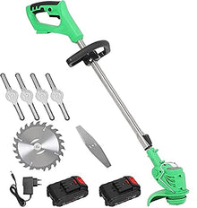 Lawn Mower Small Household Rechargeable Lawn Mower Dual Control Switch Length Adjustable Rod Multifunctional Lithium Battery Weeding Artifact