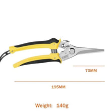 MVNOIRE Garden Scissors Hand Tools Cutter Pruner Shears For Yard Seedlings Orchard Pruning Branches Flowers