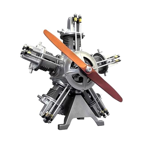 Moderock 5 Cylinder Radial Engine Model Kit Educational DIY Toy