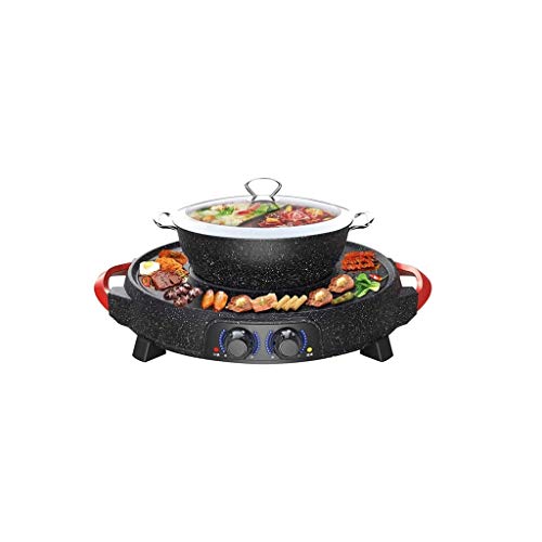 Electric roasting pan, in- grilling and shaving, multi-purpose pot, safe and friendly, used for barbecue
