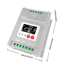 LIAMOS 0-3500W Wind Solar Hybrid Charge Controller with Equalizer, 12V 24V 48V AUTO, MPPT for Solar and Wind, for Lithium Lead Battery,Enables Efficient Charging(1500W Solar1500W,Without_12V)