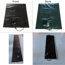 TRUNXUCL Heated Outdoor Mats, Snow Melting Mats, Heated Stair Treads for Outside, Ice Melting Mats for Walkways, Driveway, Sidewalk(15x240inch)