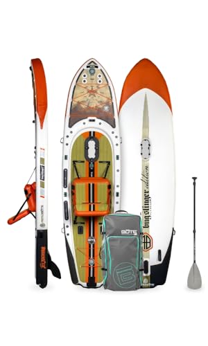 BOTE Rackham Aero Inflatable Stand Up Fishing Paddle Board Bug Slinger Backwater