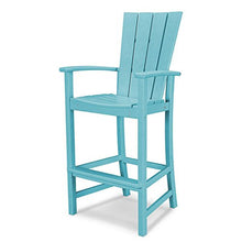 POLYWOOD® Quattro Adirondack Bar Chair in Slate Grey