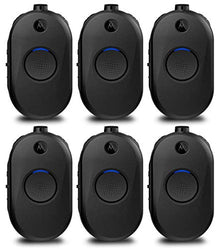 Motorola Solutions CLP1010e UHF 1 Channel 1 Watt Two-Way Radio 6-Pack Black
