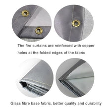CFDZCP Industrial Welding Curtain with Viewing Window & Copper Grommet, Flame Retardant Garage Divider Panels with Clear Tarp for Warehouses & Workshops(8.5X2.5 M/27.9x8.3 ft)