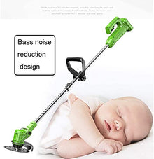 AMYYTL Electric Lawn Mower Rechargeable Agricultural Lawn Mower Small Household Multifunctional Lawn Mower Cordless Trimmer