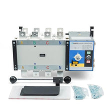 YES1 GA Series ATS Generator Dual Power Automatic Transfer Switch AC220V 400A 630A 4P Circuit Breaker YES1-ATS-630A-4P(400A 4P ATS)
