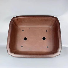 thalo Planter Pots Planter 25 Inch Purple Clay Bonsai Planter Handmade Rectangular Planter Green Planter Plant Container Accessories