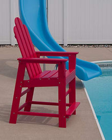 POLYWOOD® Long Island Counter Chair in Lime