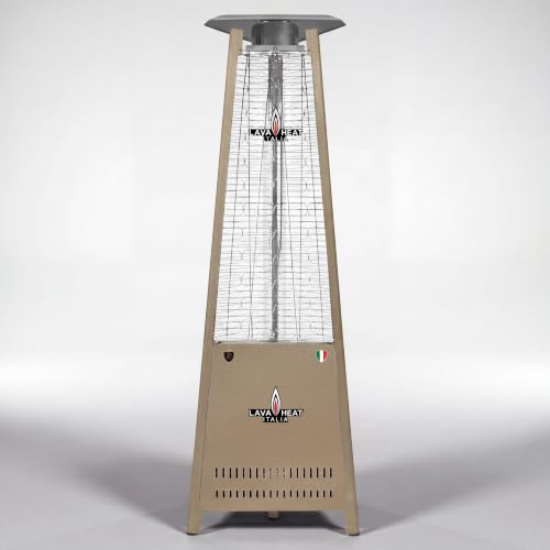 Lava Heat Italia Corsa Collection Patio Heater | Architectural Matte Finish | Corsa Black