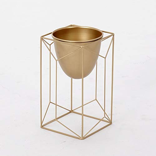 iumLeap Iron Art Flower Stands Living Room Plant Flower Pot Stand Garden Planter Nursery Pot Stand Shelf Indoor Outdoor Decoration