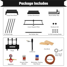 Simond Store - 3 Burner Forge with Propane Forge Stand 24" X 12" Heavy-Duty Blacksmith Forge, for Single & Double Propane Forges for Blacksmithing, Knife Making Forge Kit & Blacksmithing the Forge.