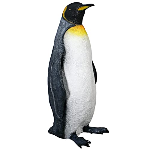 Design Toscano Fiberglass Polyresin Antarctic King Penguin NE100068, Large, Full Color