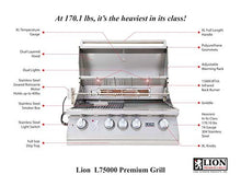 Lion Premium Grills 32-Inch Propane Grill L75000 with Single Side Burner and 5 in 1 BBQ Tool Set Best of Backyard Gourmet Package Deal