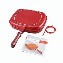 AFPSDLFJDLS Pan Double-Sided BBQ Frying Cookware Stainless Steel Steak Kitchen Accessories Cooking Tools