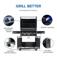 Napoleon Rogue 525 4-Burner PropaneGrill with Stainless Steel Grates