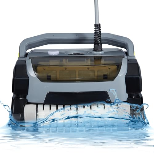 ProMaintain Robotic Pool Vacuum Cleaner 130W Waterliner Clean Wall Climbing Gray