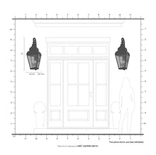 Livex 2607-61 Exeter 4-Light Outdoor Wall Lantern Vintage Pewter