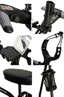 Eagle Caddy Electric Golf Push Cart with Remote Control - Lithium Battery Grey/Black