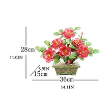Tabletop Bonsai Peony Crafts Bonsai Jade Porch Bonsai Ornaments for Home Office Table Decor Chinese Feng Shui Decoration House Plant