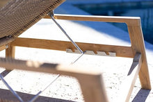 Posh Pollen Maui Patio Chaise Lounge Chair Grey