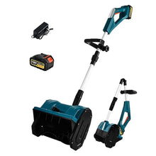 Portable Snow Shovel, Brushless Snow Blower with Adjustable Handle, Battery Powered Snow Blower for Driveway Winter Snow Removal(One Battery)