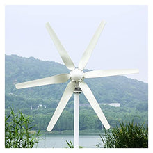 J3DFGFLR Wind Turbine Generator 12V/24V 400W Rated 400W Wind Power Generator 3/5/6Blades Wind Generator Outdoor Power Tools (Color : Adanced Controller Specification : 3 Blades)