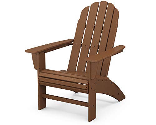 POLYWOOD® Vineyard Curveback Adirondack Chair in Teak