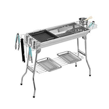 IIPOSAQQ Oven Full Set of Barbecue Tools Stainless Steel Field Carbon Barbecue Stove Home Barbecue Grill Outdoor Barbecue Stove