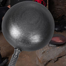 Chinese Hand Hammered Iron Woks, Non-Stick Pot Round Bottom Woks & Set with Wooden Lid & Cookwares for Both Indoor Outdoor Cooking,34cm,36cm
