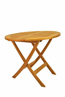 Anderson Teak Windsor Round Picnic Folding Table, 31-Inch