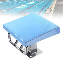 AiODiO Professional Swimming Pool Diving Platform，Stainless Steel Swimming Pool Diving Boards,Non-Slip Surface, Load Capacity 250kg/550lbs, Inclined at 15°