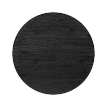 NPD Furniture Mayville Solid Mindi Wood Accent Table, Alto Black