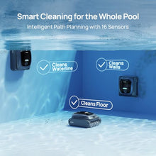(2026 Upgrade) Beatbot AquaSense 2 Cordless Pool Vacuum Robot - Intelligent Path Optimization, Cleans Floor, Walls & Waterline, for Above & In-Ground Pools up to 3,230 sq.ft, Smart Parking, Dark Blue