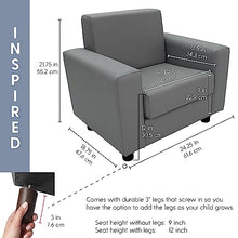 Factory Direct Partners SoftScape Playtime Reading Chair Navy