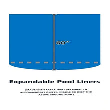 IJOWEEN 21 Feet Round Overlap Expandable Style Above Ground Swimming Pool Liner