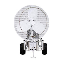 mistcooling HydroBreeze Portable Misting System- Portable Misting Fan - Dust Control Misting System- 24 Inch Outdoor Misting Fan with Cart, Tank, and 200 PSI Misting Pump - (24'' Oscillating)