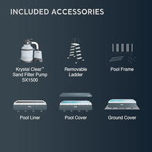 Intex Ultra XTR Rectangular Pool Set with Pump & Vacuum Gray