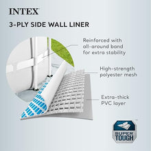 INTEX Above Ground Swimming Pool Set, Prism Frame 16.6ft x 9ft x 48in with Pump & Ladder