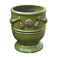 Flower Pot Round Concrete Planter, Plant Pot with Drainage Hole, Decorative Planters Large Cement Planter Containers for Indoor Plants and Outdoor House Plants, Succulents, Flowers (Color : White, S