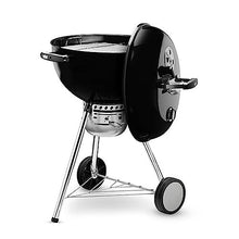 Portable Charcoal Grill with Wheels, BBQ Coal Kettle Grills with Anti-scald Handle, Built-in Thermometer and Collapsible Grill, Space-saving and Easy To Clean, For Travel, Outdoor Cooking
