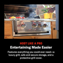 Blaze Professional LUX 3-Piece Outdoor Kitchen Package – 34-Inch Natural Gas Grill with Access Door & Grill Cover