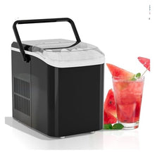 Ice Maker, Portable Ice Maker Machine Self-Cleaning Daily Output Ice Maker with Ice Scoop Basket and Handle Kitchen Camping,for Home/Kitchen/Camping/RV