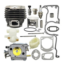 WtHVbNez 52mm Big Bore Cylinder Piston Carburetor Overhaul Kit for 266XP 266 266SE XP SE 61 Parts Chainsaw Intake Manifold